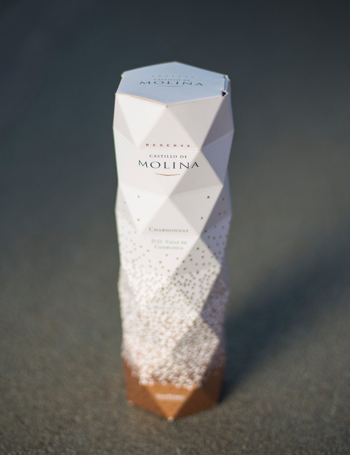 Estuche individual Castillo de Molina Chardonnay.