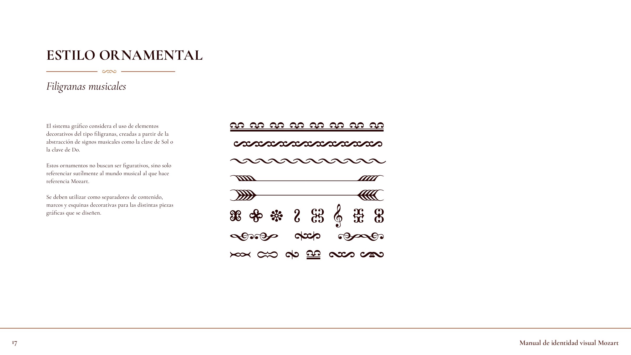 Página del manual con el estilo ornamental: filigranas y viñetas clásicas.